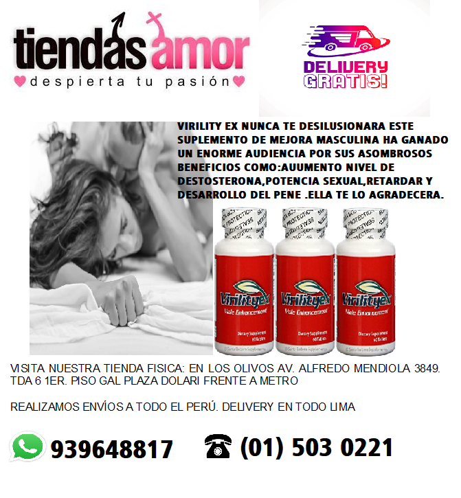 VIRILITY EX - POTENCIADOR SEXUAL 